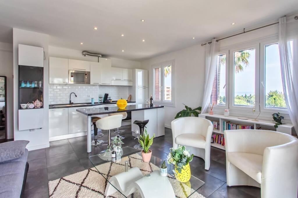 Appartamento L27 2p Jasmins Sea View Parking & Ac *